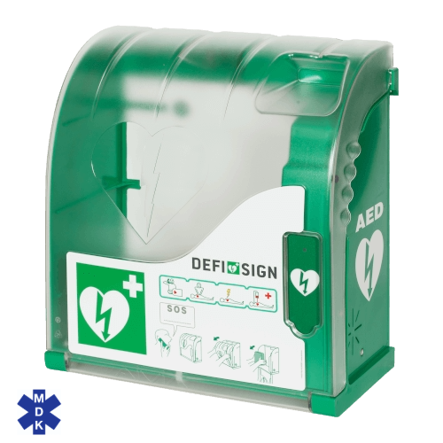 DefiSign Aivia 200 AED udendørs hjertestarterskab